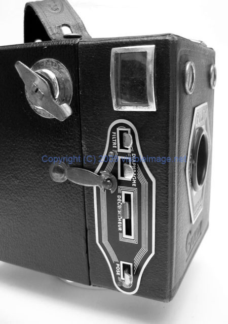 goldy box camera (french) - closeup