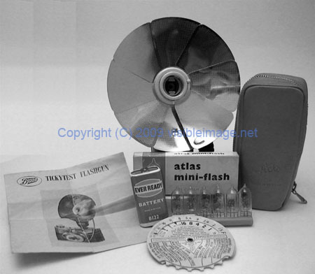 tickytest flashgun and bulbs 1